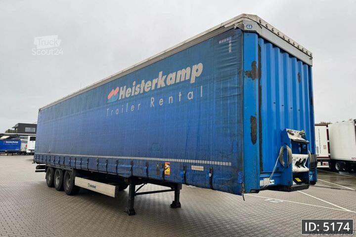 Sliding tarpaulins Krone SD / Sideboards / Drum brakes