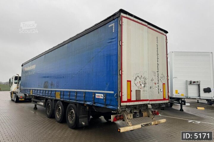 Schuifzeilen Schmitz Cargobull SCB*S3 / Alu planks / Disk brakes / Huckepack