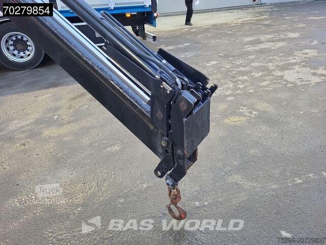 Ladepritsche Scania P280 4X2 HMF 1420K-RC Kran Crane Leather seats ...