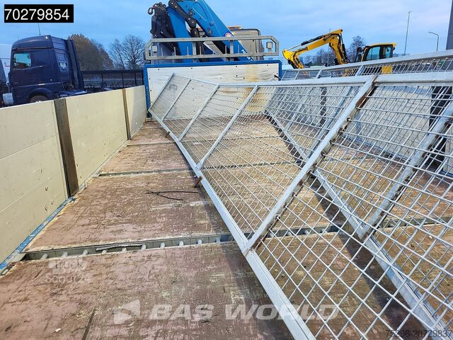 Ladepritsche Scania P280 4X2 HMF 1420K-RC Kran Crane Leather seats ...