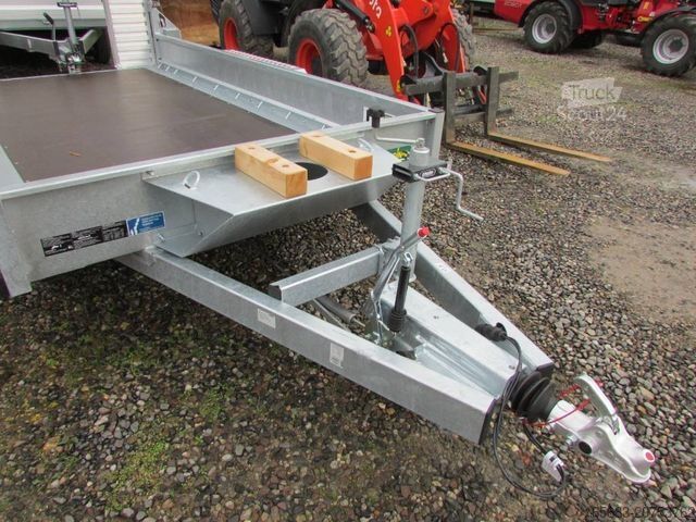 Tieflader Anhänger UNSINN FZ-TECHNIK UB 3618-35-14 Löffelablage + Werkzeugbox Anhänge