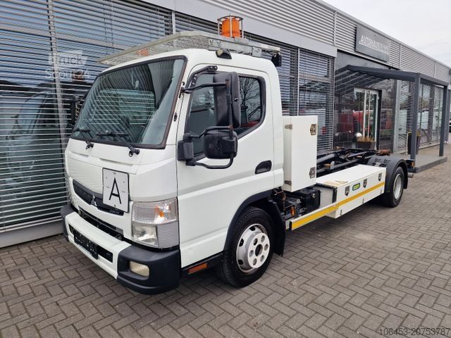 Roll-off tipper truck FUSO Canter Abroller AJK /Werkzeukiste/NL 4700 KG