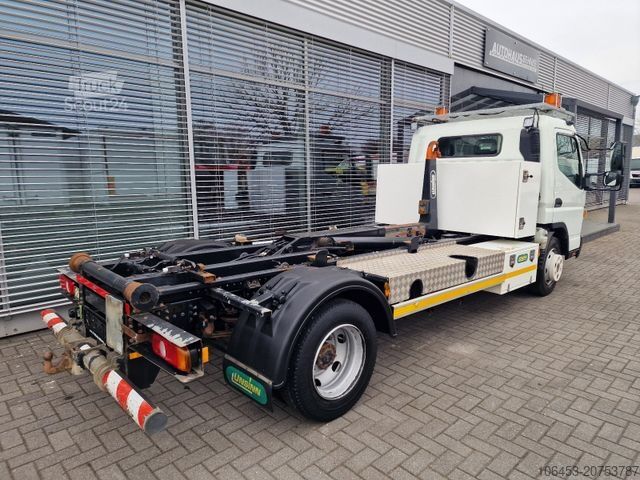 Roll-off tipper truck FUSO Canter Abroller AJK /Werkzeukiste/NL 4700 KG
