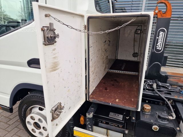 Roll-off tipper truck FUSO Canter Abroller AJK /Werkzeukiste/NL 4700 KG