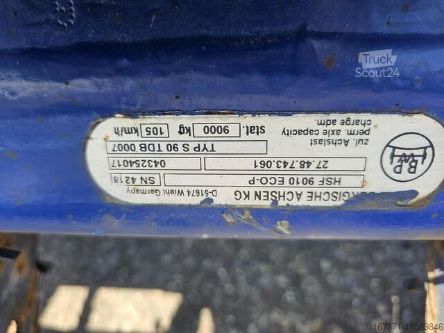 Achse BPW HSF 9010 ECO-P