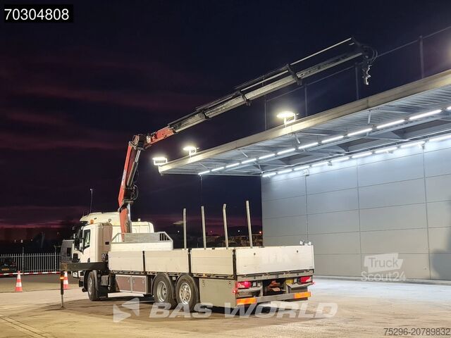 Open body Scania P360 P 6X2 HMF 1820-K4 Kran Crane Lift+Steering...