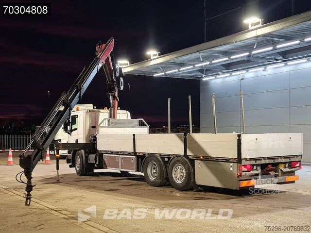 Open body Scania P360 P 6X2 HMF 1820-K4 Kran Crane Lift+Steering...