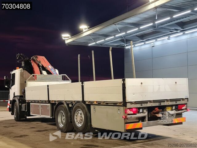 Open body Scania P360 P 6X2 HMF 1820-K4 Kran Crane Lift+Steering...
