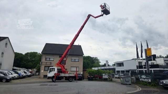 Plataforma de trabalho montada em camião MAN TGL 8.180 Bison Palfinger TKA 28 M Hubsteiger