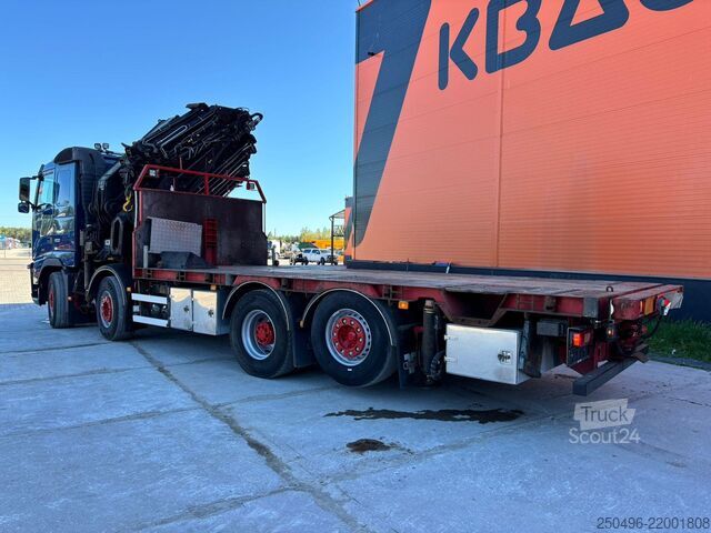 Açık gövde Volvo FH500 8x2 Hiab 855E-8 + JIB 145X5