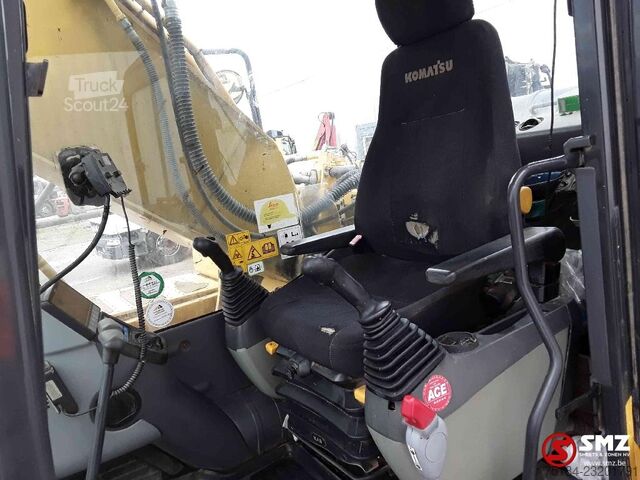 Komatsu PC 210 LC snabbfäste, alla hydraulledningar Komatsu PC 210 LC quick coupler all lines