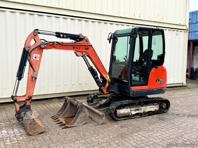 Minibagr YANMAR SV26 / 2018 BJ / 3.582 H / 3 x Löffel