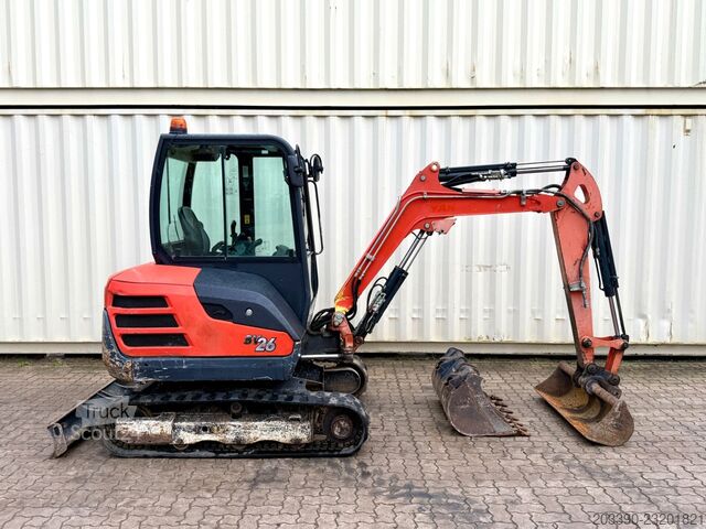 Minibagr YANMAR SV26 / 2018 BJ / 3.582 H / 3 x Löffel