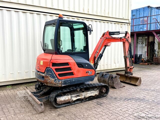 Minibagr YANMAR SV26 / 2018 BJ / 3.582 H / 3 x Löffel