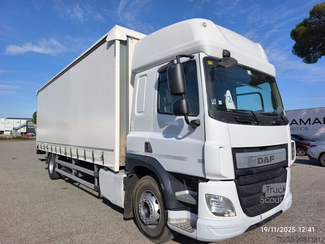φορτηγό πλατφόρμα με μουσαμά DAF 18.330 CF EURO 6