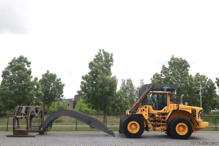 Log-lader Volvo L180 F HL | HIGH-LIFT | LOG STACKER | HOLZ GRAPPLE