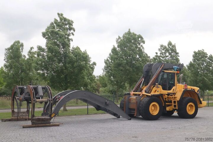 Log-lader Volvo L180 F HL | HIGH-LIFT | LOG STACKER | HOLZ GRAPPLE