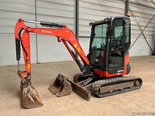 Minigraafmachine Kubota U 27-4