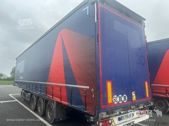 مقطورة نصفية مفتوحة مع قماش مشمع Schmitz Cargobull Curtainsider Mega