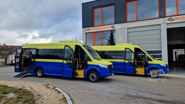 Minibús MERCEDES-BENZ Sprinter 517 Heckniederflur Vorlauffahrzeug