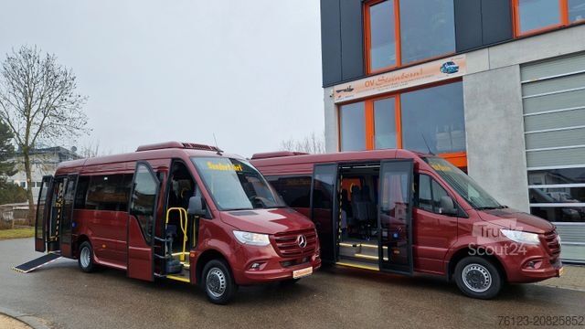 Minibús MERCEDES-BENZ Sprinter 517 Heckniederflur Vorlauffahrzeug