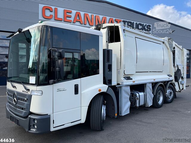 Refuse collection vehicle Mercedes Econic 2630 Euro 6 Norba MF 300 18m³ 2 comparti...