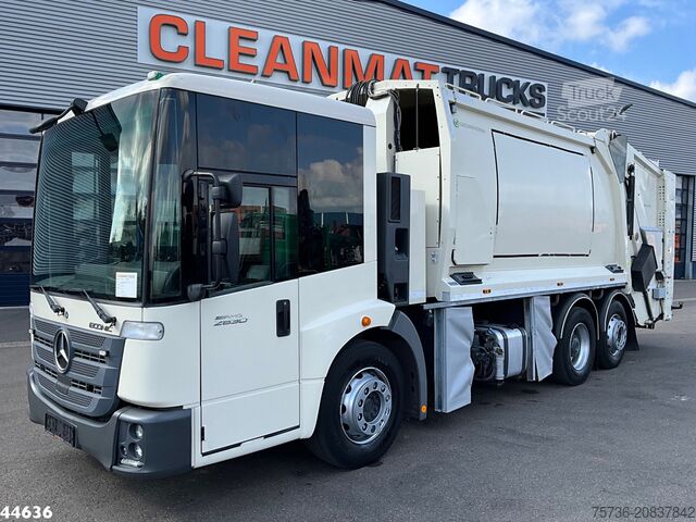 Refuse collection vehicle Mercedes Econic 2630 Euro 6 Norba MF 300 18m³ 2 comparti...