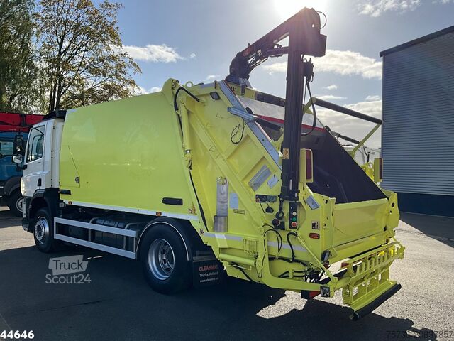 Vuilniswagen DAF FA CF 340 Euro 6 NTM 15m³ + PM 4 Tonmeter laadk...