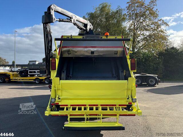 Vuilniswagen DAF FA CF 340 Euro 6 NTM 15m³ + PM 4 Tonmeter laadk...