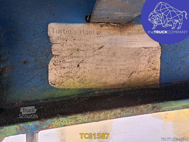 Plataforma remolque Turbos Hoet 