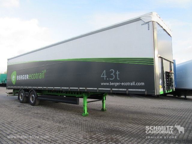 Auflieger mit Pritsche & Plane Berger Curtainsider Standard
