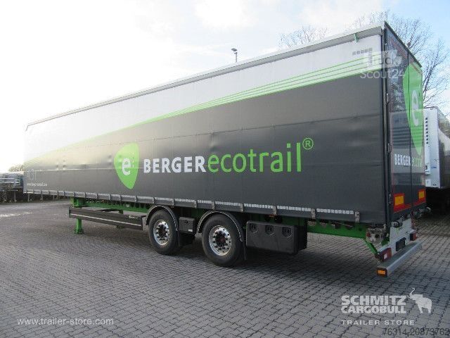 Auflieger mit Pritsche & Plane Berger Curtainsider Standard