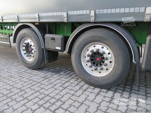 Auflieger mit Pritsche & Plane Berger Curtainsider Standard