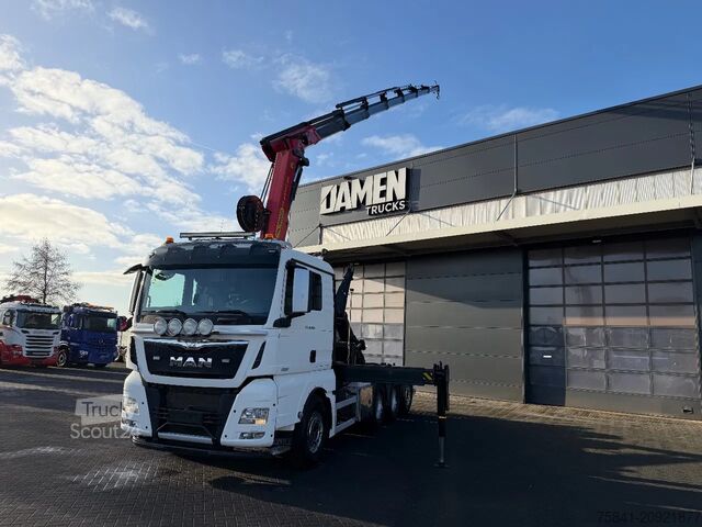 Système de bras à crochet MAN TGX 35.560 8x4-4BL Palfinger PK 34002-SH F + Ha...