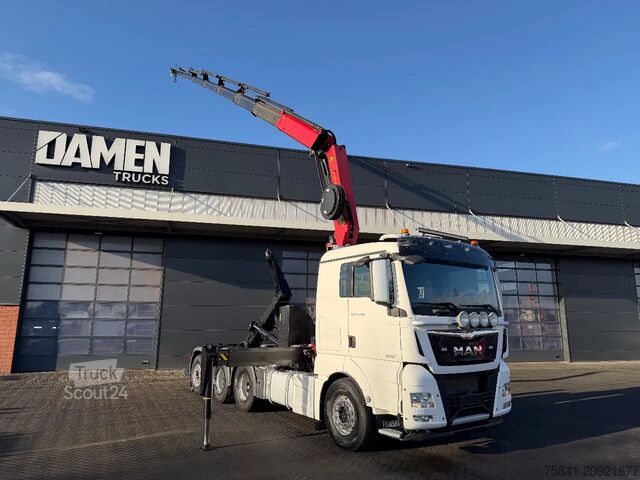 Système de bras à crochet MAN TGX 35.560 8x4-4BL Palfinger PK 34002-SH F + Ha...