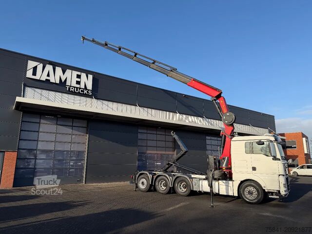 Système de bras à crochet MAN TGX 35.560 8x4-4BL Palfinger PK 34002-SH F + Ha...