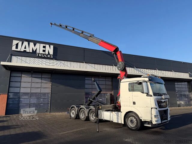 Système de bras à crochet MAN TGX 35.560 8x4-4BL Palfinger PK 34002-SH F + Ha...