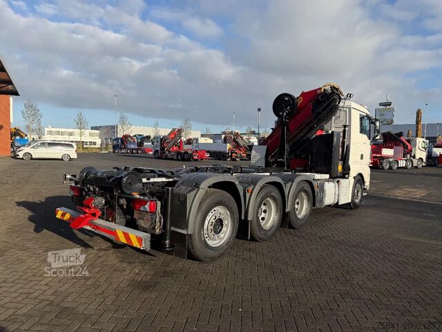 Système de bras à crochet MAN TGX 35.560 8x4-4BL Palfinger PK 34002-SH F + Ha...