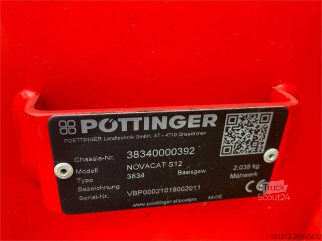 Broyeur forestier Pöttinger Novacat S 12