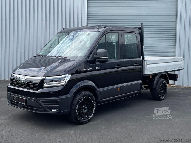 Pick-up varevogn MAN TGE 3.180 Pritsche DOKA MR 4x4 ACC LED DIFF-SPER