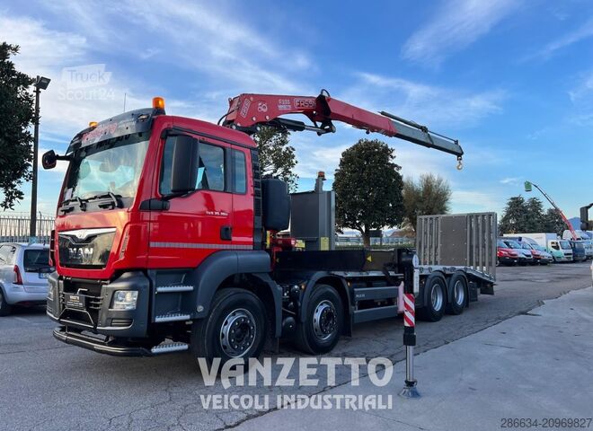 Plošča z rampami in žerjavom MAN TGS 35.360