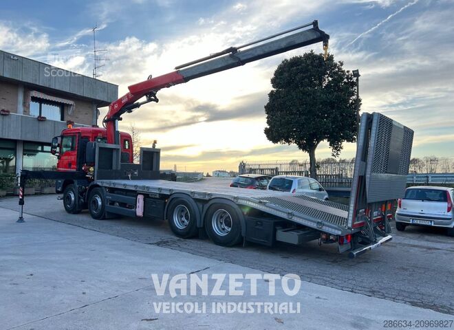 Plošča z rampami in žerjavom MAN TGS 35.360