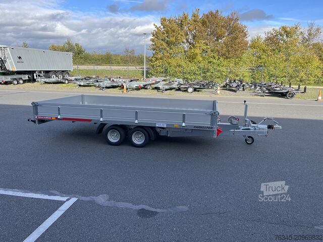Rimorchio trasporta auto Temared CARKEEPER 4021/2 2,7 to. mit Bordwänden