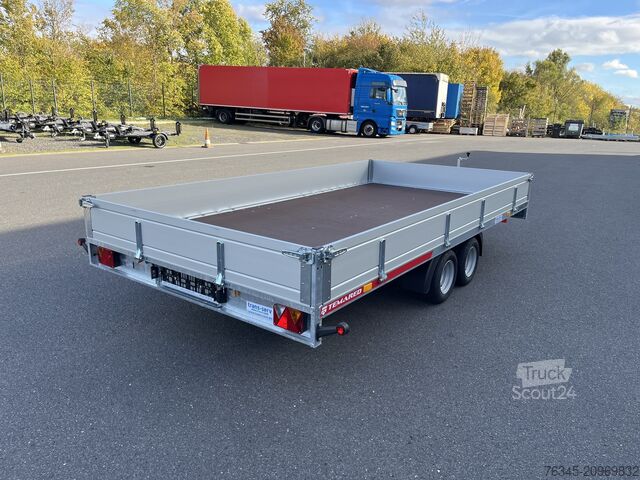 Remorque porte-voitures Temared CARKEEPER 4021/2 2,7 to. mit Bordwänden