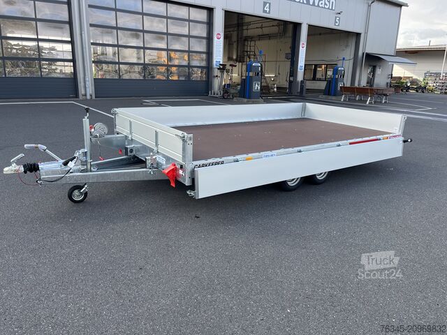 Rimorchio trasporta auto Temared CARKEEPER 4021/2 2,7 to. mit Bordwänden