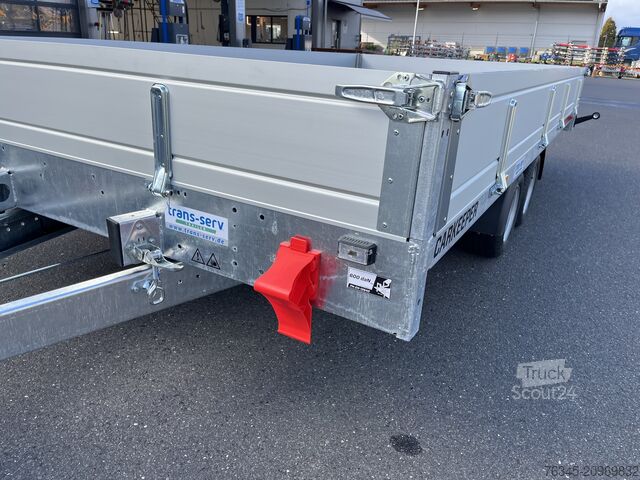 Rimorchio trasporta auto Temared CARKEEPER 4021/2 2,7 to. mit Bordwänden