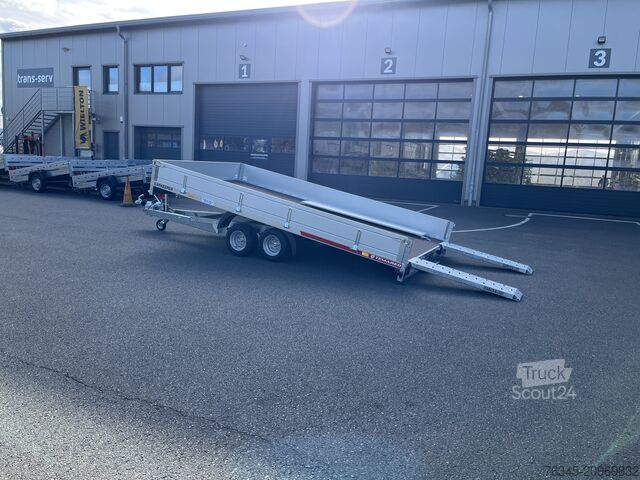 Rimorchio trasporta auto Temared CARKEEPER 4021/2 2,7 to. mit Bordwänden