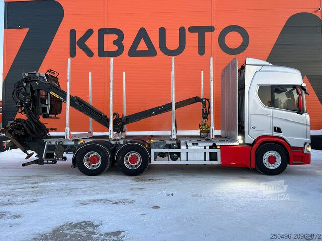 Transporteur de grumes Scania R 650 6x4 EPSILON M110L80 / RETARDER