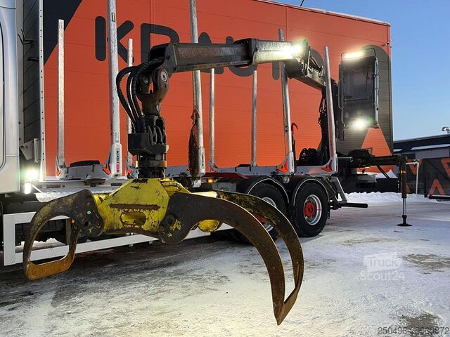 Transporteur de grumes Scania R 650 6x4 EPSILON M110L80 / RETARDER