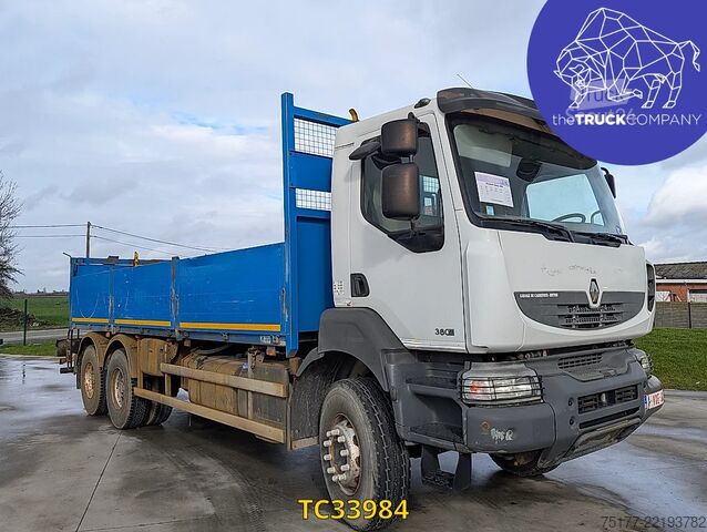 Платформенный трейлер Renault Kerax 380